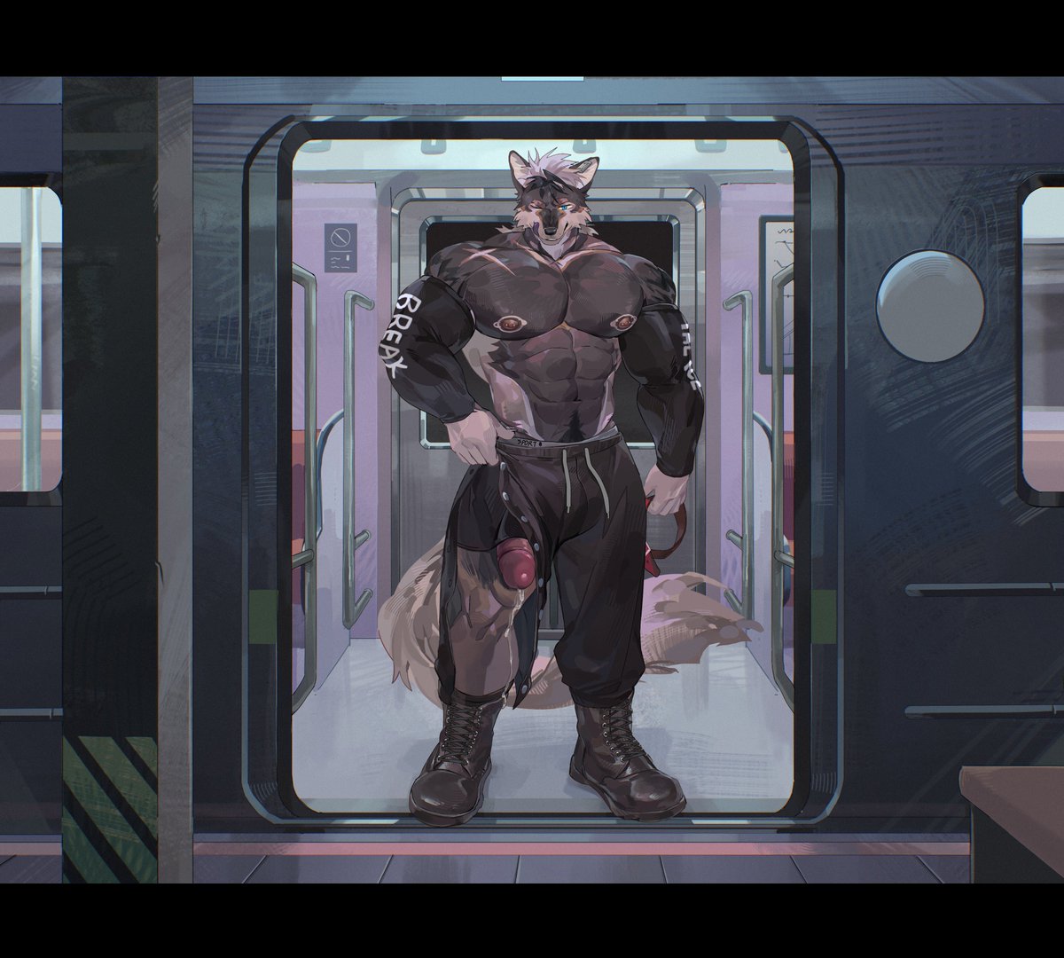 saturivern's tweet photo. the Subway https://t.co/JkPfrN2cAH