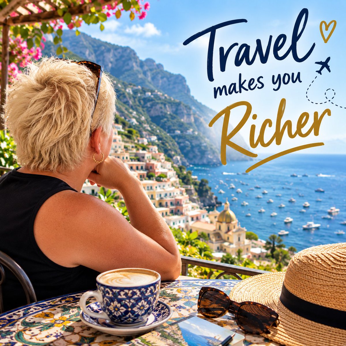 MooreExclusive's tweet photo. Travel doesn't make you rich in money 💰 It makes you rich in stories, memories, perspective. The kind of wealth nobody can take from you. Stop waiting for the "right time." Book the trip. 💕 #MondayMotivation #TravelMakesYouRich #TravelQuotes #TravelAgent #ExclusiveToYouTravel https://t.co/AHHZZ7nPwe