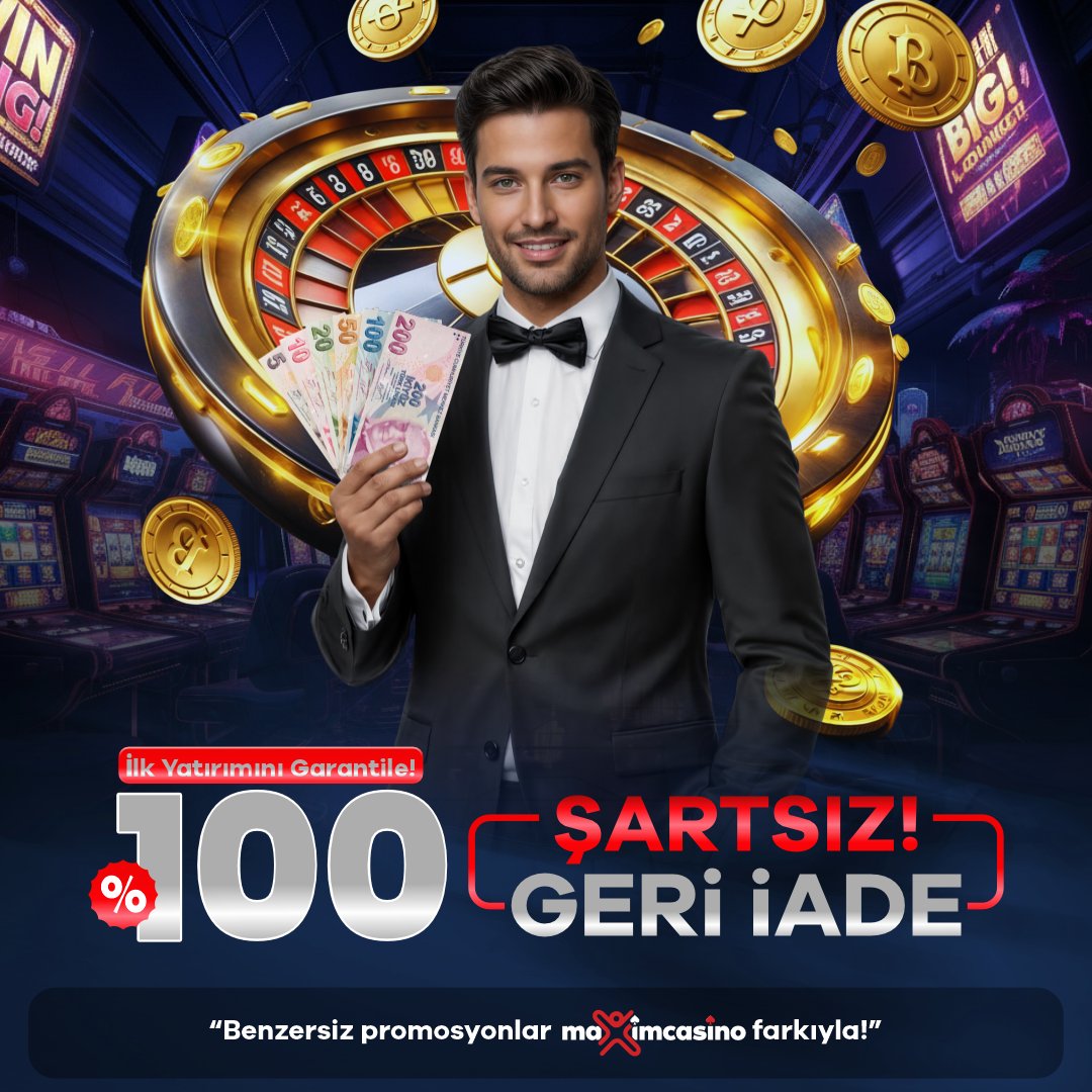 SosyalMaximm's tweet photo. ♻️Şartsız İade  #MAXİMCASİNO'da

İlk Yatırıma %1⃣0⃣0⃣  Spor İade veya
İlk Yatırıma %1⃣0⃣0⃣  Casino İade

⚡️Hız Kesmeden Kazanmaya Devam Edenlerin Adresi

🏆Güvenilir Adres , Güvenilir Kazanç https://t.co/Y9pKxoPxsw https://t.co/eSVDslDYr0