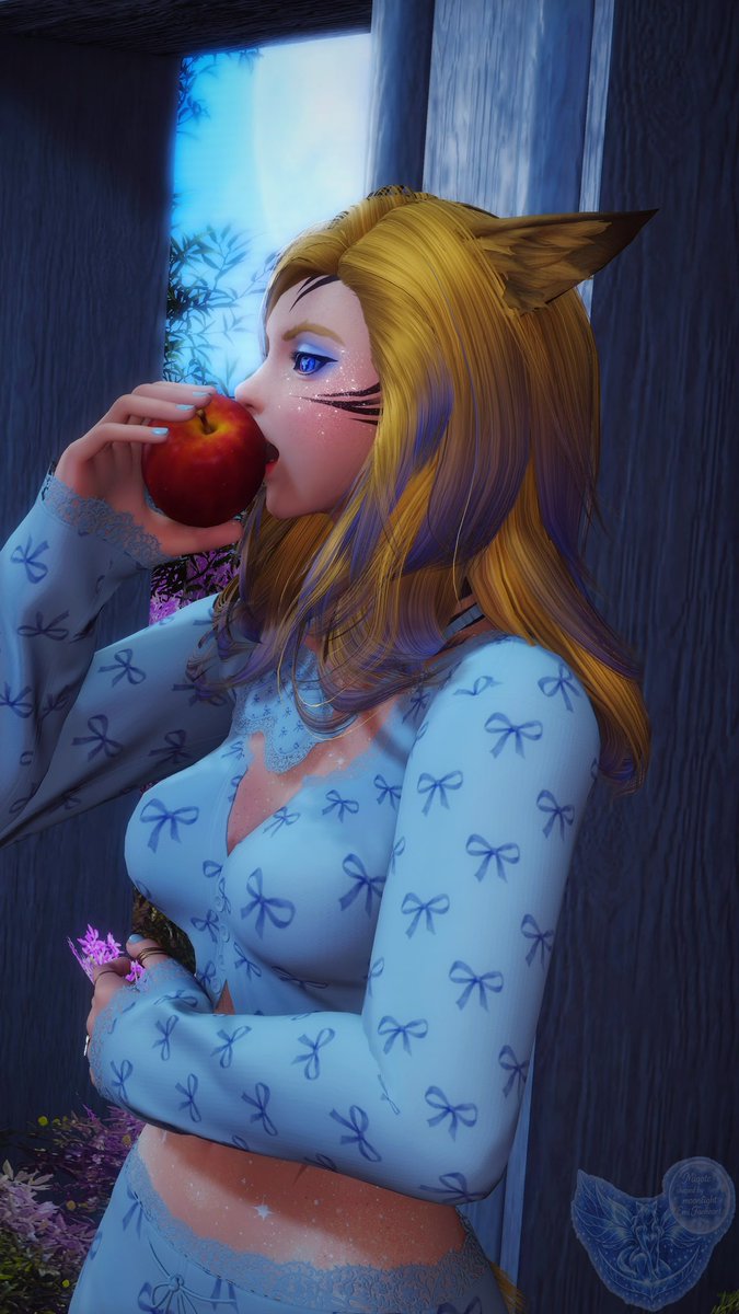 Emi_Faeheart's tweet photo. Nothing like eating an apple while still in PJs

⋆｡°✩ #FFXIV #FFXIVGpose #Gpose #Gposer ✩°｡⋆
♡ #FFXIVCommunity #FFXIVMods #ModdedFFXIV ♡
☾⋆ #FFXIVScreenshots ⋆☽ https://t.co/d8jt6KQIiA