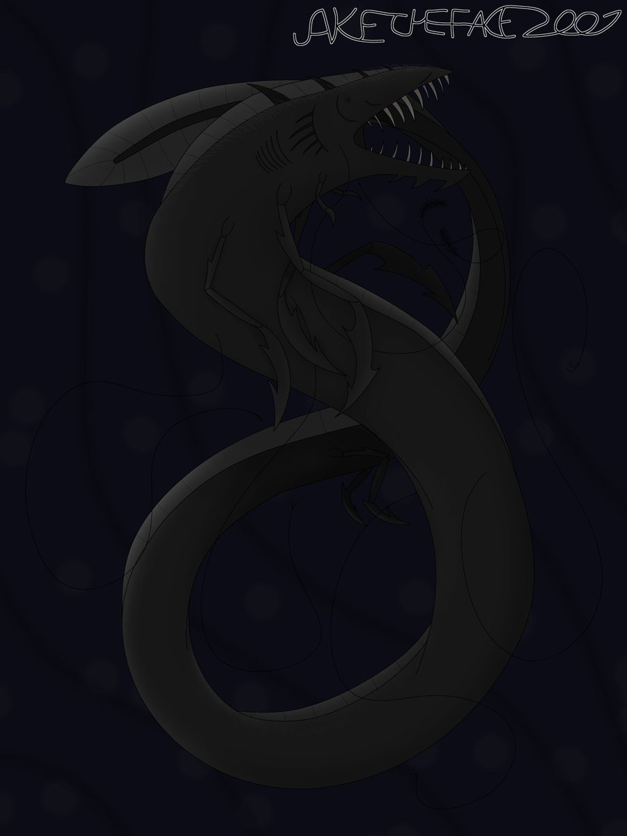 Jakethefake2007's tweet photo. Late LVAtober drawing of the Left Hand Parasite from Design, including a bioluminescent variant because it's cool.
#LVAtober2026 #SSTWL https://t.co/0iBR7OV8GP