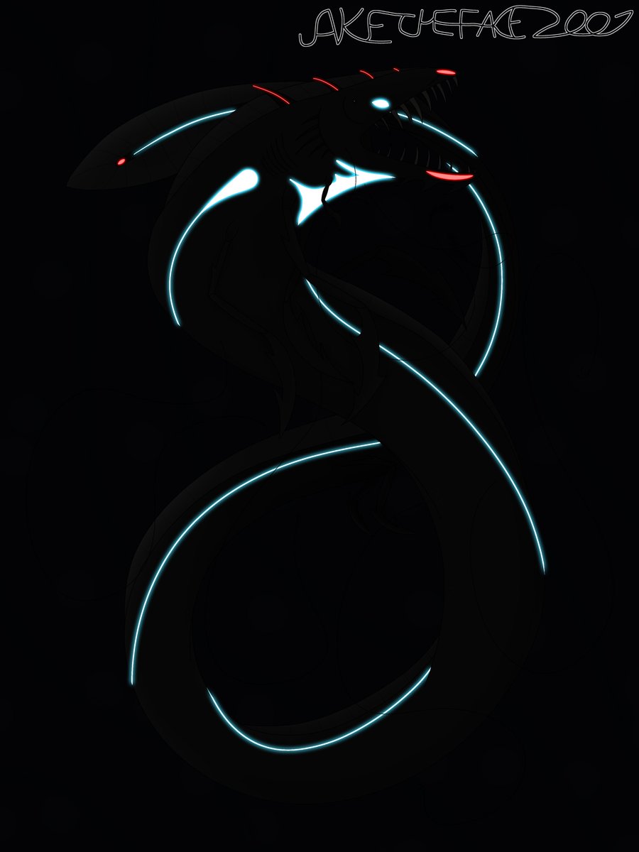 Jakethefake2007's tweet photo. Late LVAtober drawing of the Left Hand Parasite from Design, including a bioluminescent variant because it's cool.
#LVAtober2026 #SSTWL https://t.co/0iBR7OV8GP