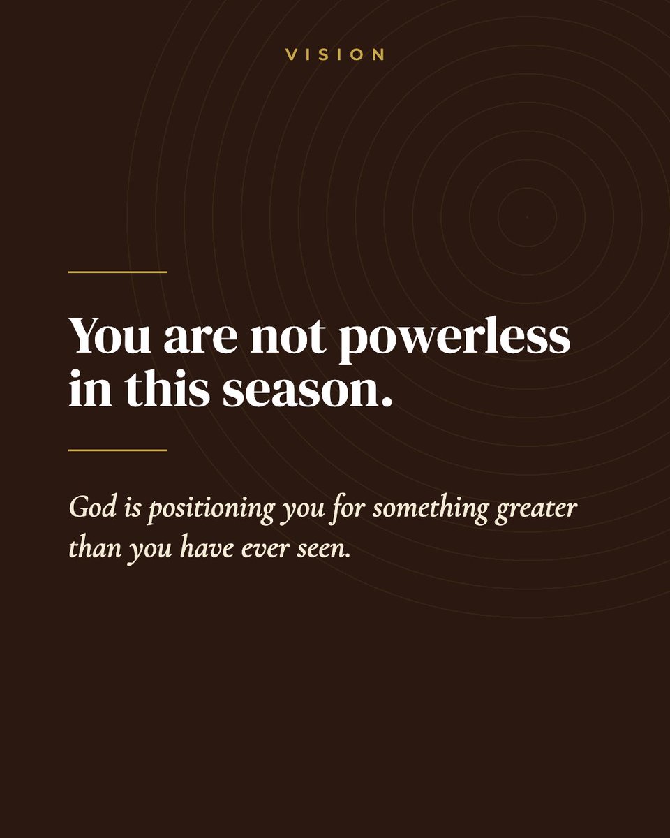 Paula_White's tweet photo. Your life is larger than what you have been living.

Not one day. Right now. God has already seen what He has planned for you and it is bigger than your current season, bigger than the setbacks, bigger than what the enemy tried to convince you was your ceiling.

You are not powerless. You are not finished. Swipe through this carousel and be activated to step into what God already sees for you.

Proverbs 29:18 says where there is no vision, the people perish.

Download the Paula White Ministries App everywhere apps are found!

**And click the link here: https://t.co/0lyHNyIb0a to watch Sunday's streaming service live.

We would love to have you join us. 🙏