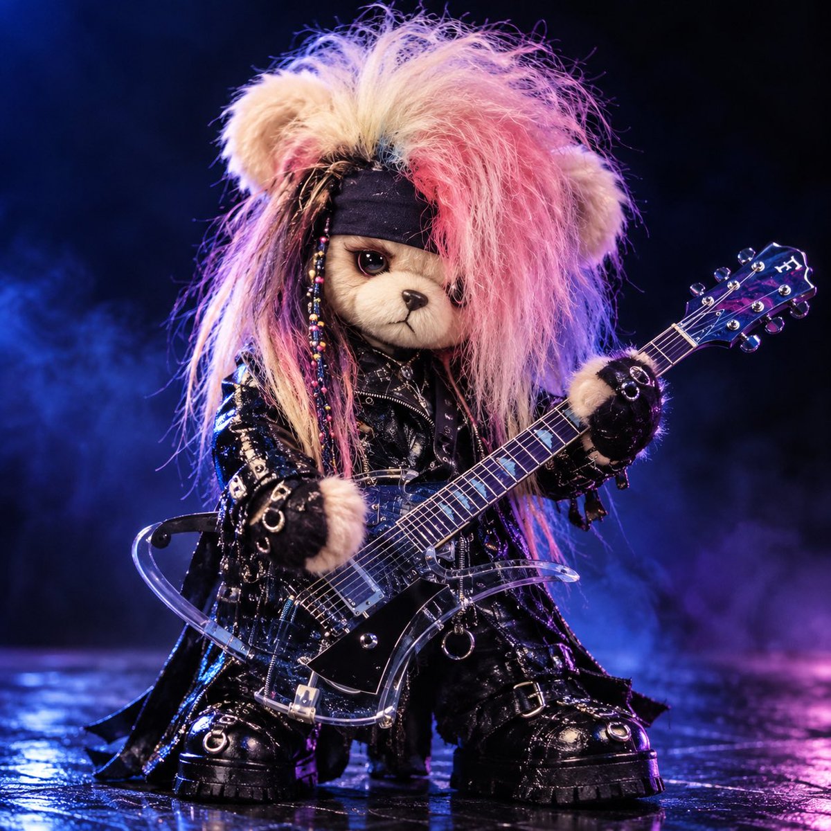 hide722yu's tweet photo. hideをイメージした、くま🧸ちゃん(*´罒`*)

 #hide
 #くま
 #画像どうぞ https://t.co/D5STid2YWM