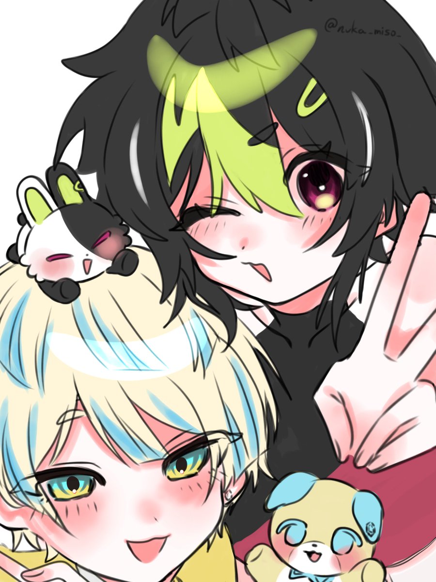 nuka_miso_'s tweet photo. #めちゃつえー絵描きさんと繋がりたい
#にじさんじ絵描きさんと繋がりたい 

新規です🪊
ﾃﾞｲﾃｲｶ主に描きます、捏造も！
RP中心にゆるーく全反応巡回します🎶片思い二日で♩ https://t.co/koIQXniYD7