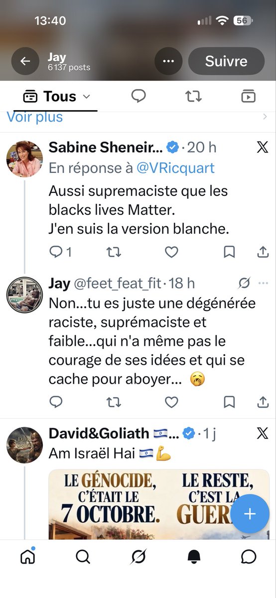 1Beautifulloser's tweet photo. @feet_feat_fit @MathildePanot @ManonAubryFr @sandrousseau @CaronAymericoff regardes une petite partie de commentaires … tu es dans le déni et l’inversion mais je ne t’en veux pas comme disait Jésus «   père pardonne leur ils ne savent pas ce qu’ils font .Amen 🙏😘 https://t.co/SCNTuTOaNW