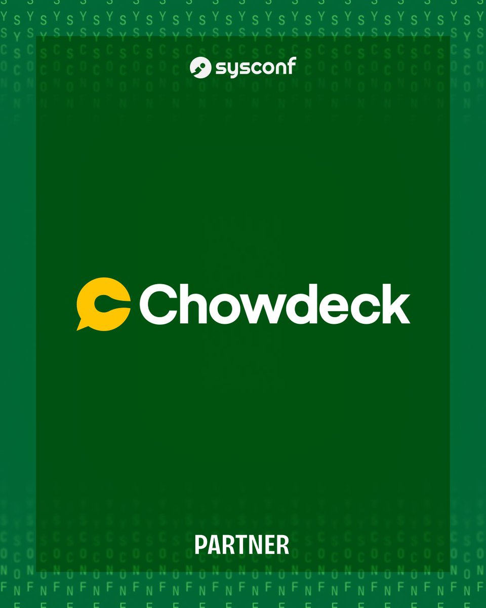 sysconf_'s tweet photo. To our sponsor @Risevest and partner @chowdeck, thank you for supporting SysConf 2026.

Your support helped make this year’s conference possible and contributed to the experience we created for our speakers and attendees. We are grateful for the partnership and shared commitment to our mission!

#SysConf #SysConf26