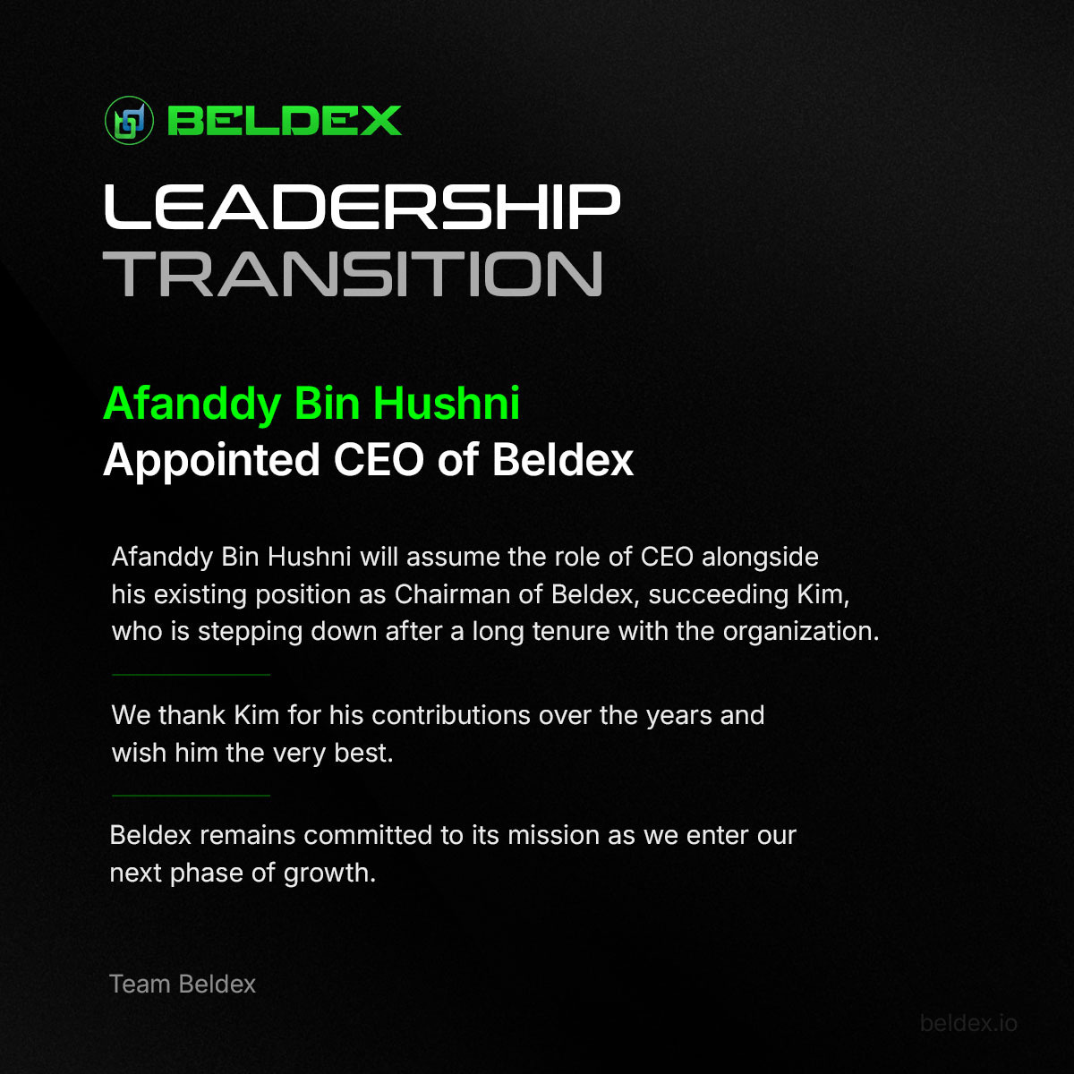BeldexCoin tweet picture