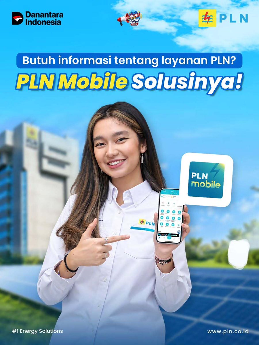 MarosElectrizen's tweet photo. Electrizen, berbagai kebutuhan informasi dan layanan kelistrikan kini bisa diakses lebih mudah lewat PLN Mobile. ⚡

#righttoknowday #rtkd2026 #hakuntuktahu #keterbukaaninformasi #informasiterbukapublikberdaya https://t.co/fYfyWIdGNr