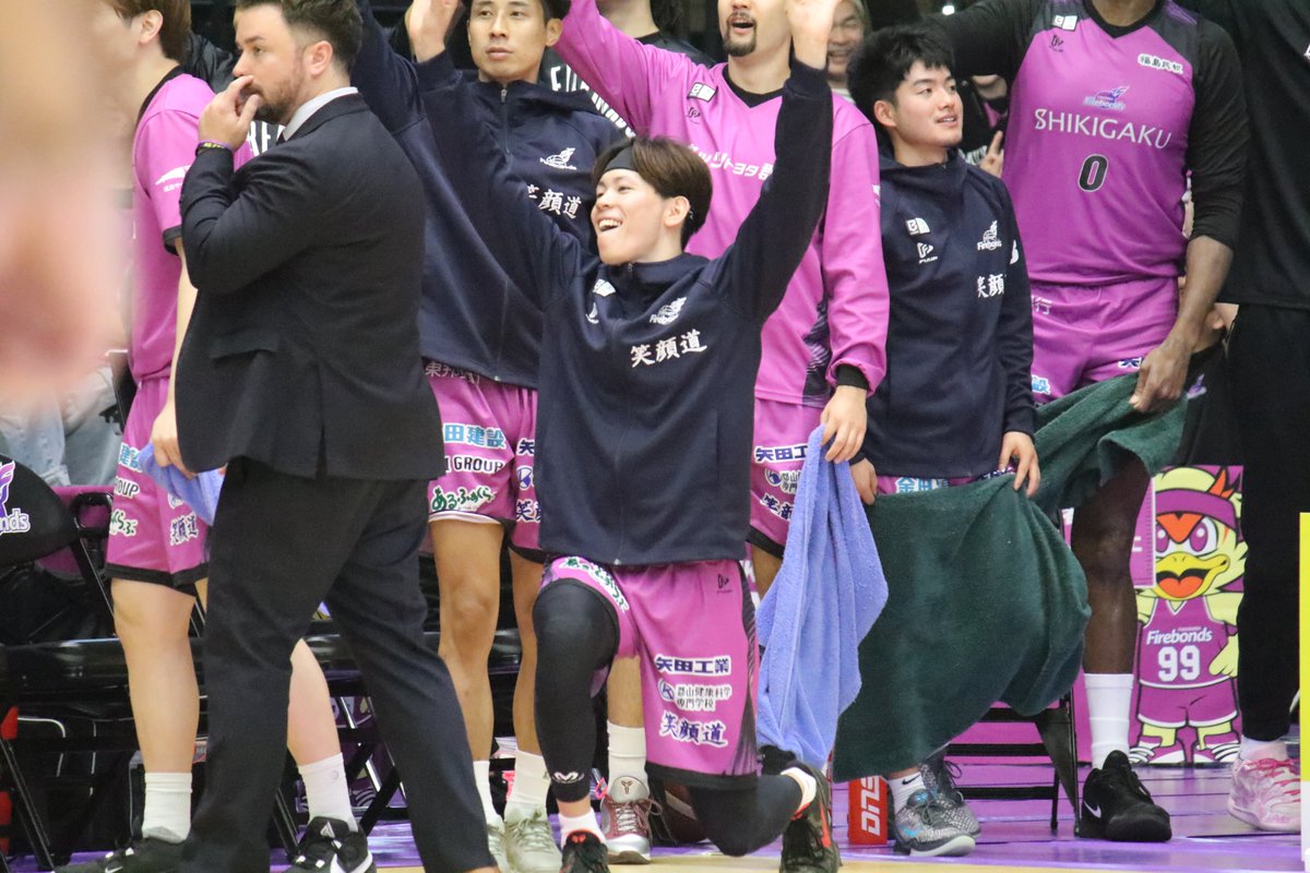 riko16862291's tweet photo. ケニ様セレブレーション！！

2026.10.4 宝来屋ボンズアリーナ

#益子拓己 選手
#福島ファイヤーボンズ https://t.co/AIFkoC7vtu