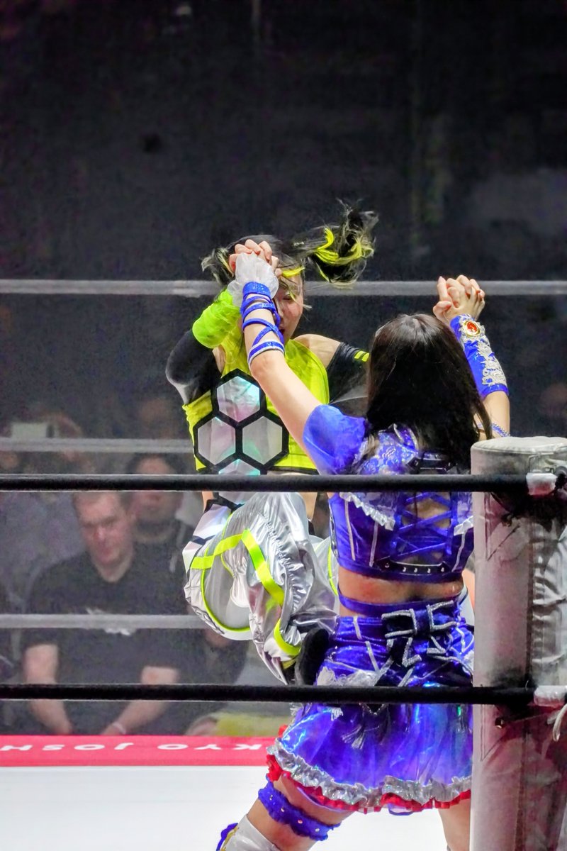 KyochanPoMpOm's tweet photo. 10.3 東京女子 大田区
モンキーフリップ🐒🐝
#tjpwWP7 
#tjpw 
#鈴芽 https://t.co/7Ge8bFoFVK