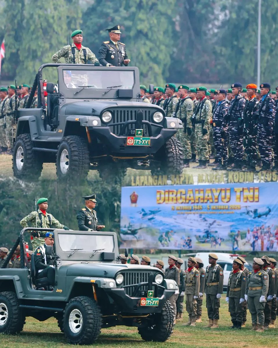 BrajaVira's tweet photo. Danrem 173/PVB Pimpin Upacara HUT ke-81 TNI, Momentum Bersejarah bagi Papua Tengah dengan Terbentuknya Kodam XXIX/Mambruk

@infonabire #huttni81 #huttni @tni_ad @Puspen_TNI #nabire_tiktok_comunity #papuatengah https://t.co/ztO7aSUv2L