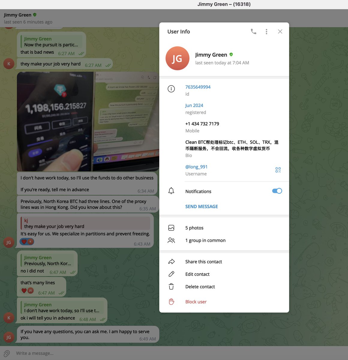 zachxbt's tweet photo. 1/ How I infiltrated a Chinese organized crime syndicate that has laundered $1B+ across multiple exploits for Lazarus Group.

Posing as a client, I gathered intel that helped action freezes for the Feb 2025 Bybit exploit and attribute illicit activity onchain. https://t.co/jauRRt8875