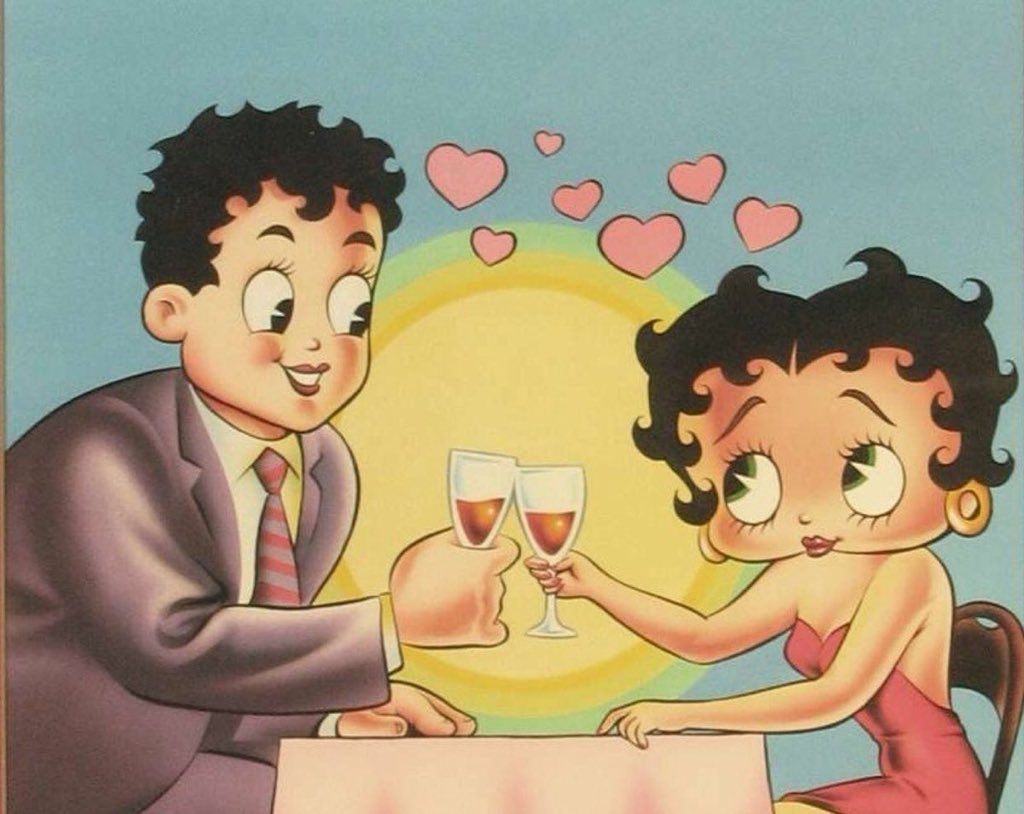 pmamtraveller's tweet photo. Betty Boop and her boyfriend, Fearless Freddy https://t.co/v3saS1NnUC