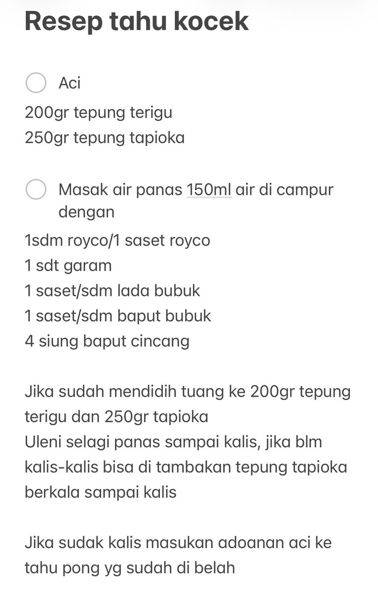 jn_lee27's tweet photo. Resep tahu koceknya nyakkkk https://t.co/6raM3I30cA
