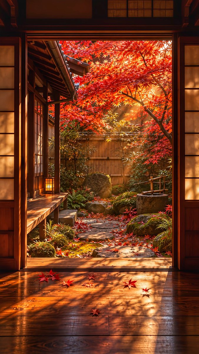 _ai_nature_art's tweet photo. 秋の午後は、何も起きなくてもそれでいい🍁と思える景色が多いです。 https://t.co/m4Sv6PqNqC