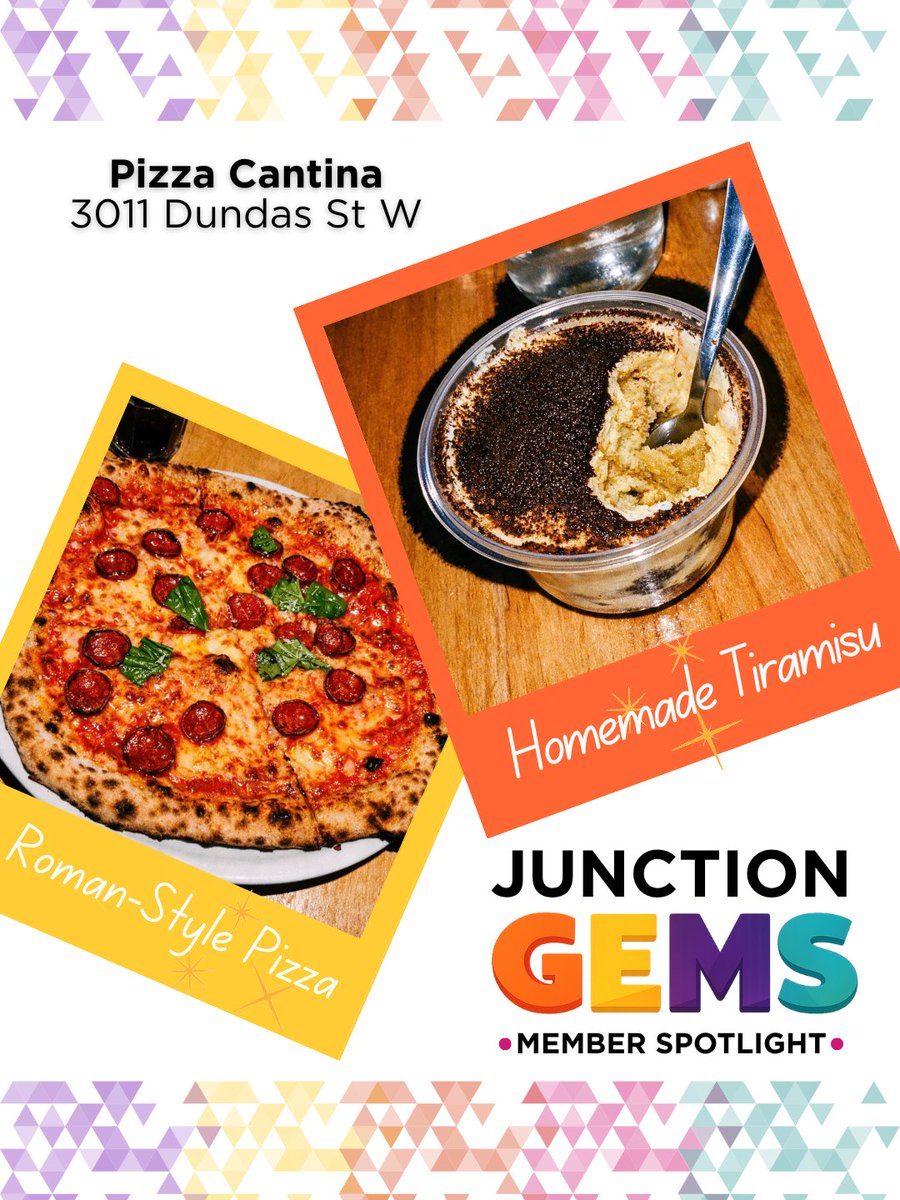 TorontoJunction's tweet photo. JUNCTION GEM: Pizza Cantina 

Their 12" pies are baked in a traditional stone oven for a crust that’s light, crisp, and full of flavour.

https://t.co/o86OX2Chvk

#JunctionTO #JunctionGems #TorontoPizza #ShopLocal #ShopTheJunction https://t.co/FmKl7wq1Go