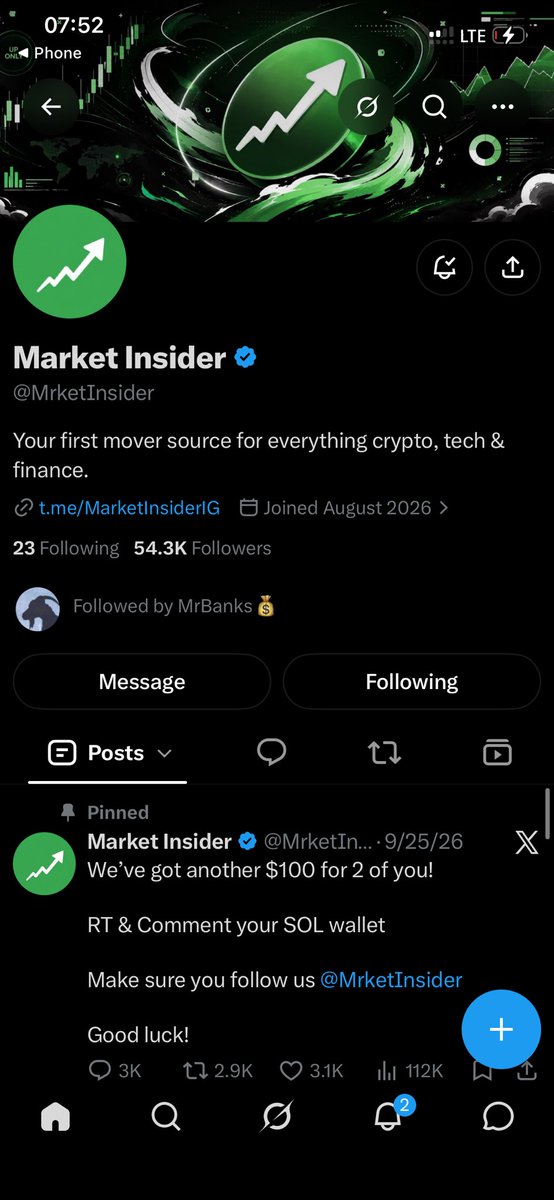 sonofthe7th's tweet photo. Done boss with notifications ✅

Deposit address *
26XWbQEGmneCGtnuqWasKf6LZRAweRUCpZd
fWRWLSCD1 https://t.co/I9VpyRM5My