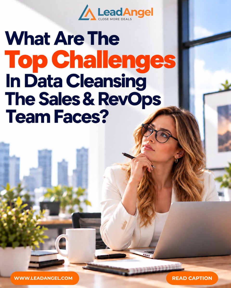 Theleadangel's tweet photo. Duplicate records aren’t the only data cleansing problem Sales & RevOps teams deal with.
Missing fields, inconsistent formats, stale data, and messy imports are also part.
Read here in detail
https://t.co/9DJtrBOLNj
#DataCleaning #LeadAngel #Salesforce #DataDeduplication https://t.co/wh505OtnQr