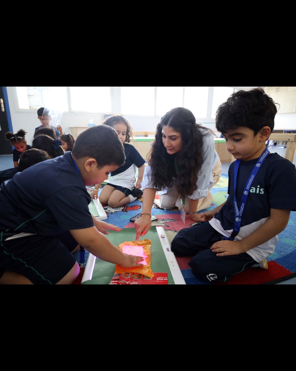 AISQ8's tweet photo. Our little scientists explored light through hands-on stations in the STEM Lab creating shadow puppet stories, building structures to investigate how shadows change, and testing different materials to discover what blocks light. 🔍✨
 #aisq8 #stemlearning #ibpyp #stemeducation https://t.co/qQEBsnvvIn