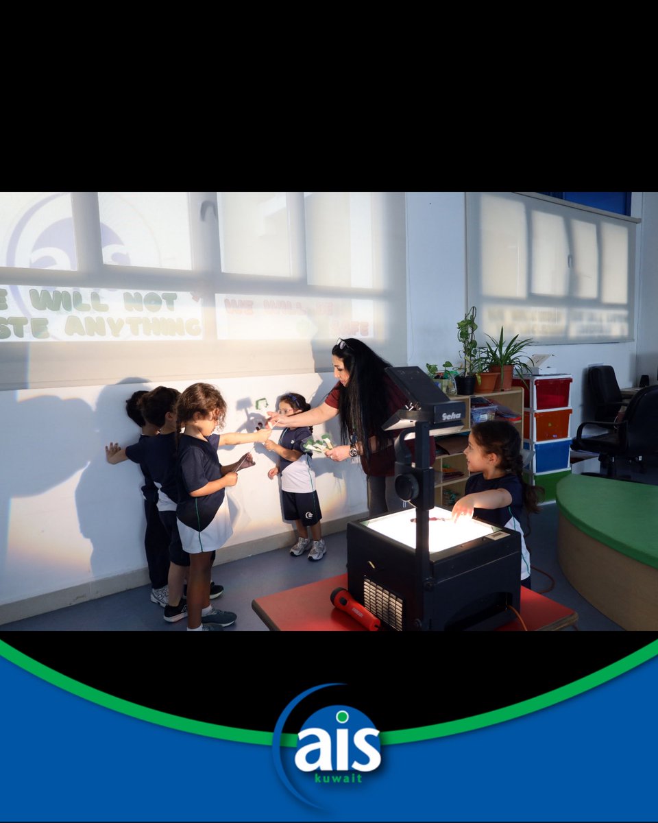 AISQ8's tweet photo. Our little scientists explored light through hands-on stations in the STEM Lab creating shadow puppet stories, building structures to investigate how shadows change, and testing different materials to discover what blocks light. 🔍✨
 #aisq8 #stemlearning #ibpyp #stemeducation https://t.co/qQEBsnvvIn
