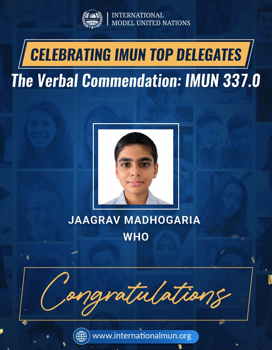 imunofficial's tweet photo. ๐โจ IMUN Online celebrates its Top Delegates! ๐ Showcase leadership, diplomacy, critical thinking & global perspectives while connecting with 100+ countries. #IMUN #IMUNOnline #ModelUN https://t.co/7LWp7ztvoV