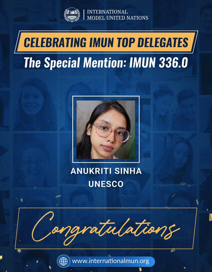 imunofficial's tweet photo. ๐โจ IMUN Online celebrates its Top Delegates! ๐ Showcase leadership, diplomacy, critical thinking & global perspectives while connecting with 100+ countries. #IMUN #IMUNOnline #ModelUN https://t.co/7LWp7ztvoV