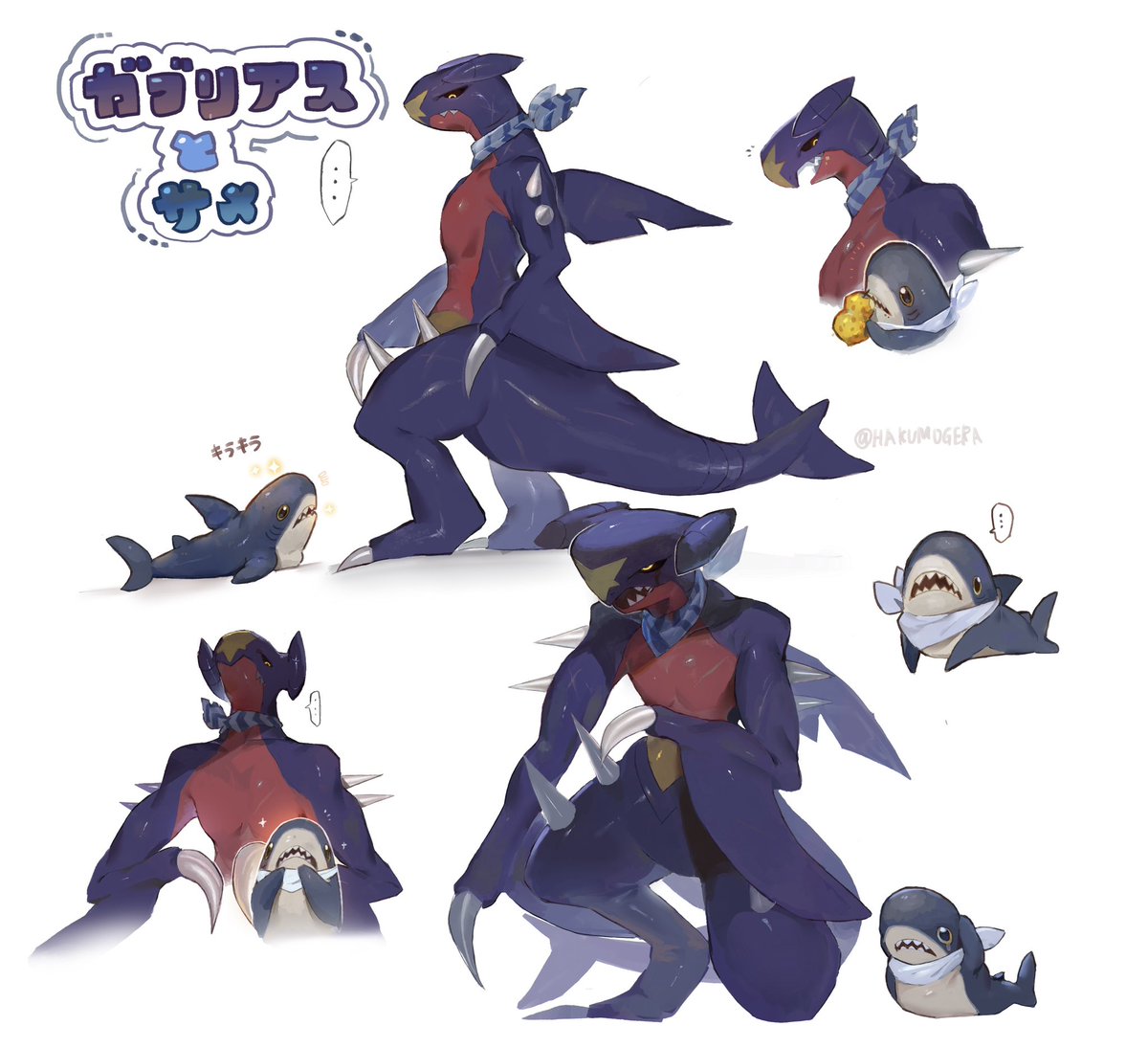 HAKUMOGERA's tweet photo. ガブリアス
#ポケモンイラスト https://t.co/wOKXK33wHe