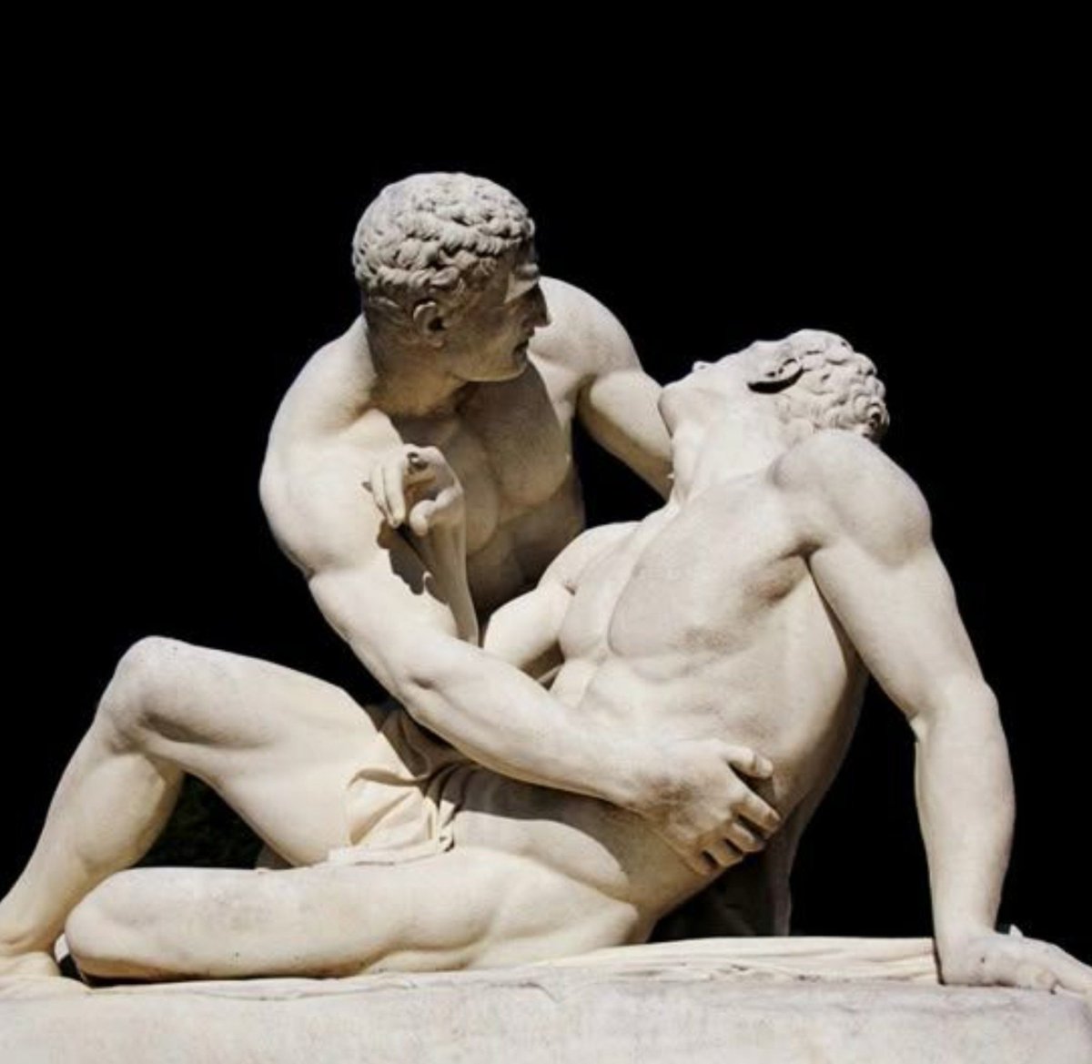 LoverofKnights's tweet photo. humans used to make gay sculptures carved from a piece of stone and you expect me to believe that I cant live without ai and huge data centers sponsored by useless billionaires https://t.co/DcX3LlrW0x