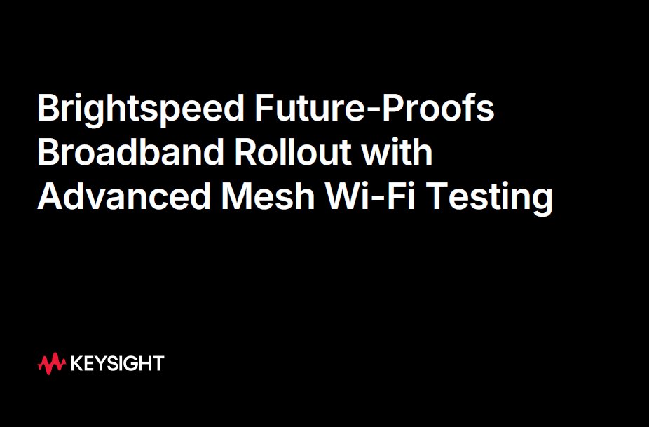 Spirent's tweet photo. Before new Wi-Fi equipment reaches subscribers, how do you know it will perform as expected?
See how @gobrightspeed is using Octobox to validate Wi-Fi 6E and Wi-Fi 7 devices, automate testing and reduce deployment risk.
https://t.co/OUKjIf3G3r
#WiFi7 #Broadband #NetworkTesting https://t.co/vDCOSDu7UX