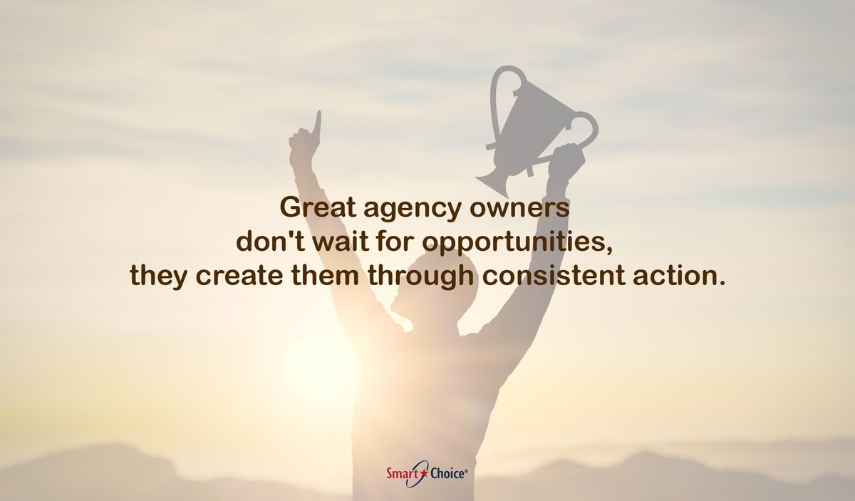SmartChoiceWIN's tweet photo. Growth is rarely the result of one big move. It’s built through the calls made, relationships strengthened, decisions followed through on, and goals pursued day after day.

For agency owners, the small actions add up.

#MondayMotivational #FastestGrowingAgencyNetwork #SmartChoice https://t.co/c3Crl7eEJe