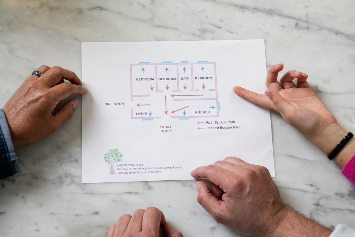 neiaredcross's tweet photo. Start Fire Prevention Week off by creating a home fire escape plan with your household. Home fires can strike quickly and leave you with as little as two minutes to safely escape. 

After you have your plan, practice it! https://t.co/HmnCJ4f7Pa