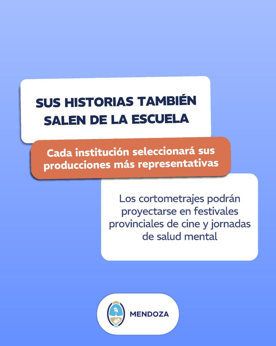 RodoMontero83's tweet photo. @MendozaGobierno @MinSaludMza @MzaDGE @TadeoGZ No les imponemos soluciones, sino que través del cine y el lenguaje audiovisual, les damos la palabra para que transformen sus vivencias en historias, enfrenten el acoso y la soledad, y propongan cómo cuidarse entre ellos. https://t.co/AAcK5fZxMK