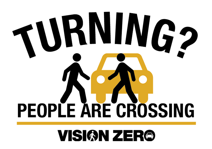 NYPD62Pct's tweet photo. Statistically, drivers accelerate faster into a left turn because of the wider turning radius.  Left turns demand more mental and physical effort than any other turn.  Slow down, turn slowly, and check your blind spots.  Your actions may save a life. https://t.co/mn9yw3CWFG