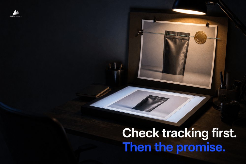 Omniconvert's tweet photo. A spiking bounce rate is often a broken tracking tag, or a page that doesn't deliver what the ad promised. Check tracking first, then compare the page to the ad. Nexus tracks product margin, not vanity metrics. https://t.co/R3BiIyYFG6
