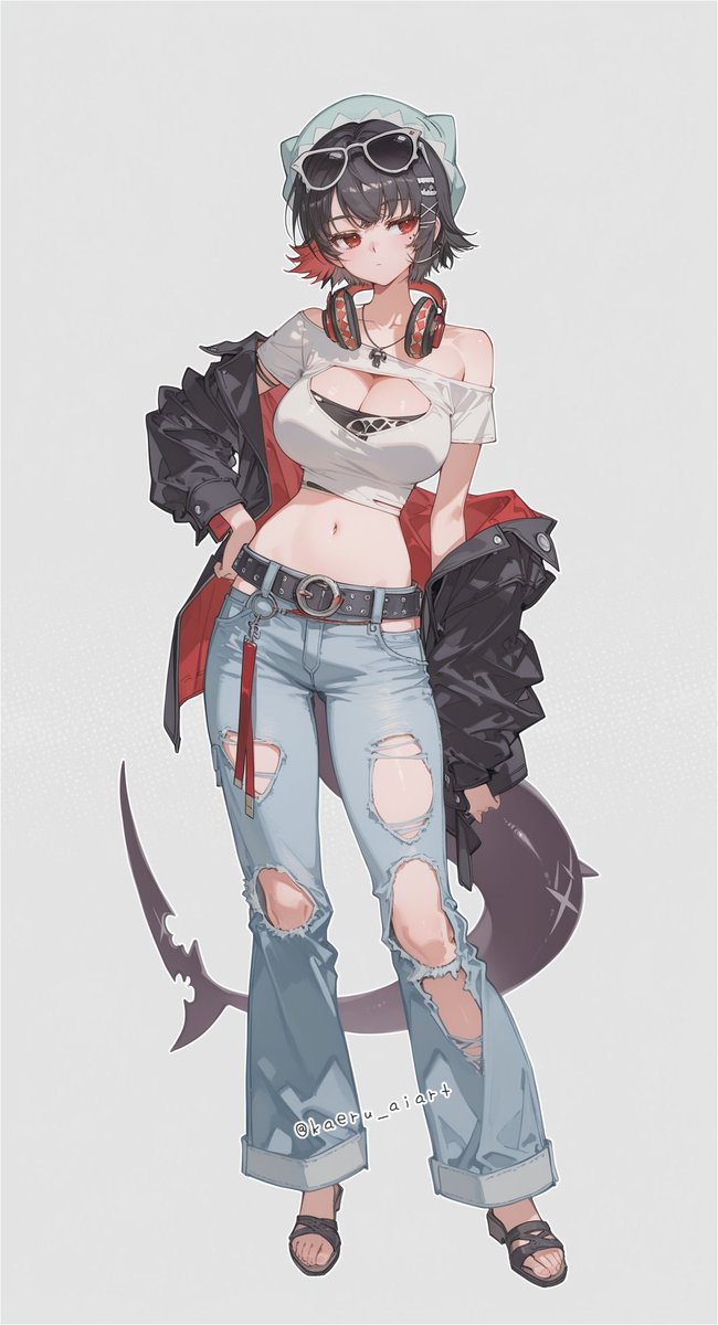 kaeru_aiart's tweet photo. コラボ衣装エレンちゃん❣ ゼンゼロ https://t.co/zRktCK67Wm