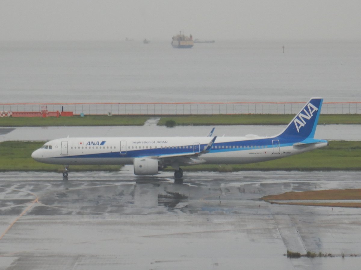 mTPzKjCSID26985's tweet photo. ANA　A321NEO　2026年9月撮影　
＃羽田空港　＃ANA　＃飛行機　＃航空写真 https://t.co/JKVGdUgDys
