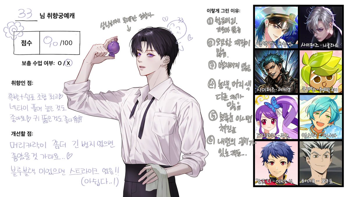 _samsam_33_'s tweet photo. 친구랑 취향궁예캐 짜주기 함 https://t.co/r8yCjUZwev