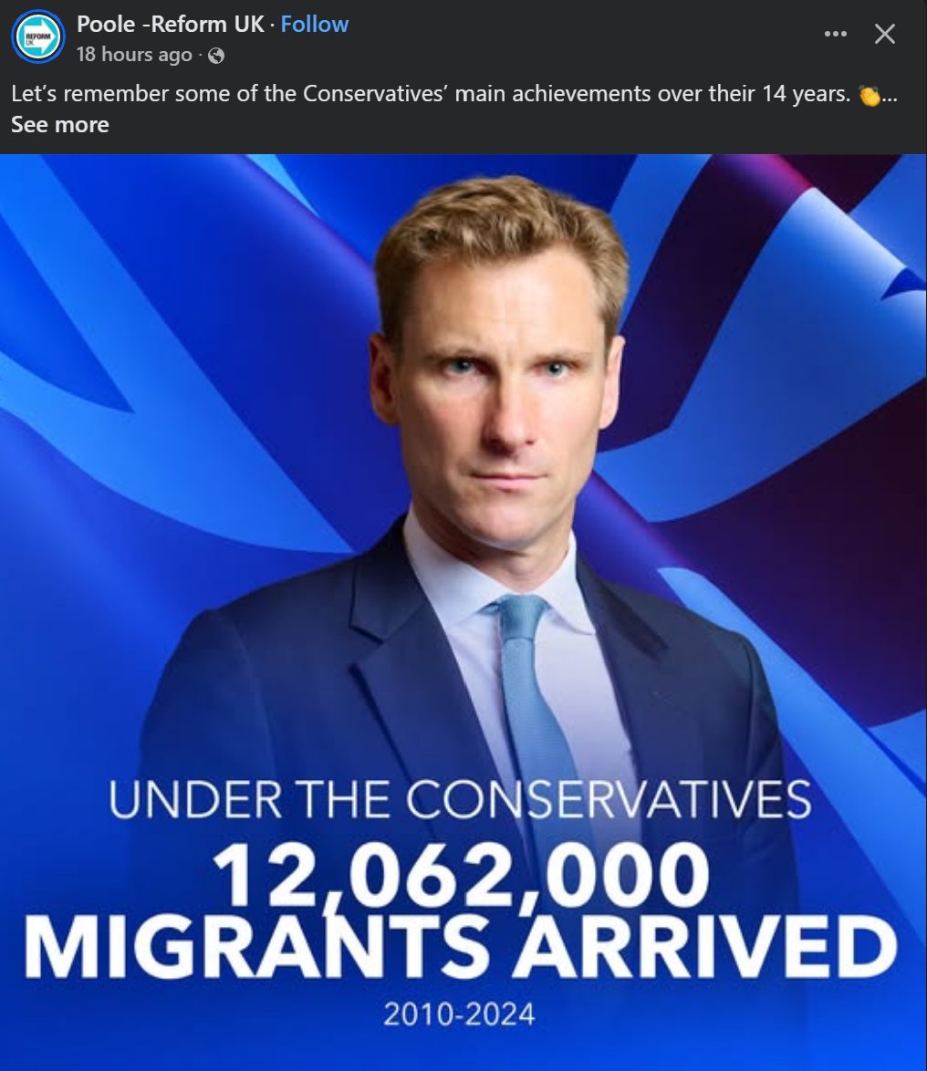 MittensOff's tweet photo. Says Reform, a party teeming with failed Tories. https://t.co/qN7KfuZemP
