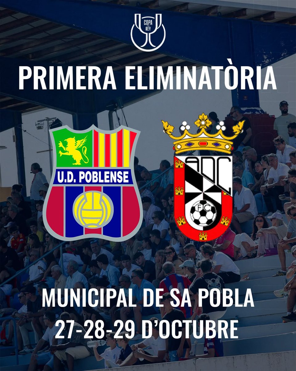 PedroBonet_2's tweet photo. Hola, @ADCeuta_FC ! 👋🏻

El @ADCeuta_FC RIVAL del @udpoblense en la Copa del Rey 🏆 https://t.co/UHARXefce4