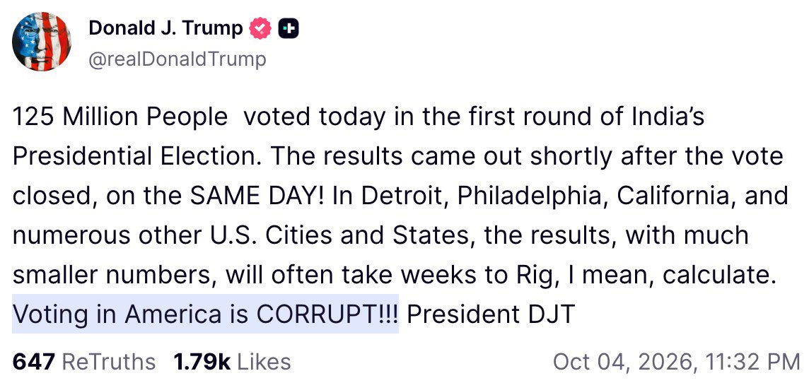 GhostofBPH's tweet photo. I still remember when we were branded as traitors by MAGA for saying elections are rigged (and therefore fake). 

That was less than two weeks ago. https://t.co/aSK6ssSngI