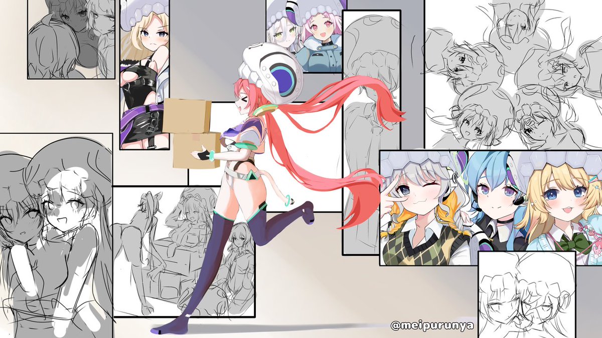 Meipurunya's tweet photo. ♪　進 捗 ど う で す か ？ https://t.co/DqymYEIhdY