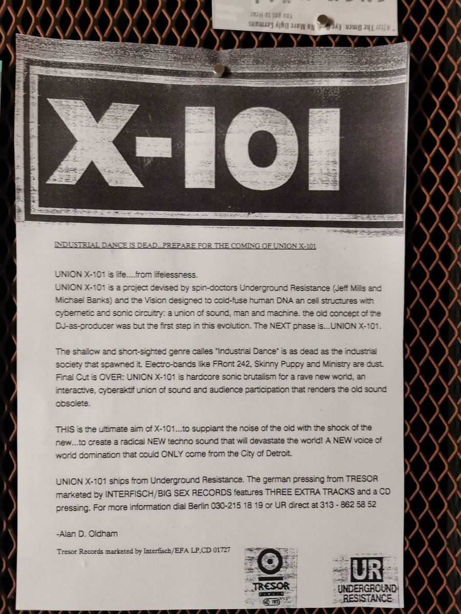 alan_oldham's tweet photo. Attended the opening for the “Tanzflächen der Weidervereinigung: Dancefloors After 1989” installation at Kraftwerk Berlin.
The exhibit is held in a deep catacomb that has never been opened to the public before! 😳
#djt1000 #exhibit #berlin @tresorberlin #artlife #djlife🎧 https://t.co/PuhFtoLvEO