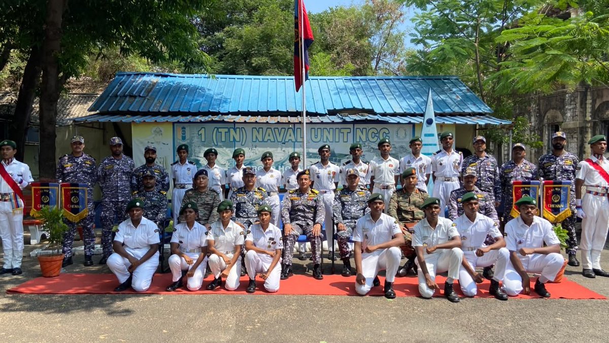 NCCDte_TNPAN's tweet photo. R Adm Ashish Bhargava ADG A, HQ DGNCC reviewed HQ NCC TN, P, A&N Dte for Annual Adm Inspection 

He also visited 1 TN Naval Unit NCC and 1 TN Sig Coy NCC located in Fort St George, Chennai.

He will also be proceeding to Gp HQ Madurai and NTA Idayapatti as part of the Adm Inspection

@HQ_DG_NCC @vatsvirendra1 @DazzleAlbatross