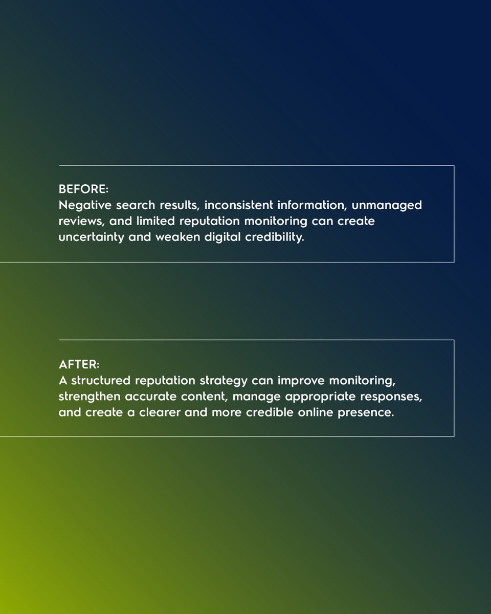 ReputationPR_UK's tweet photo. Reputation risk can grow through negative search results, outdated information and unmanaged reviews. A structured strategy helps address these issues and build a credible online presence.

https://t.co/NsLkO6fexb

#ReputationManagement #OnlineReputation #DigitalReputation https://t.co/nXXHsWrYzv