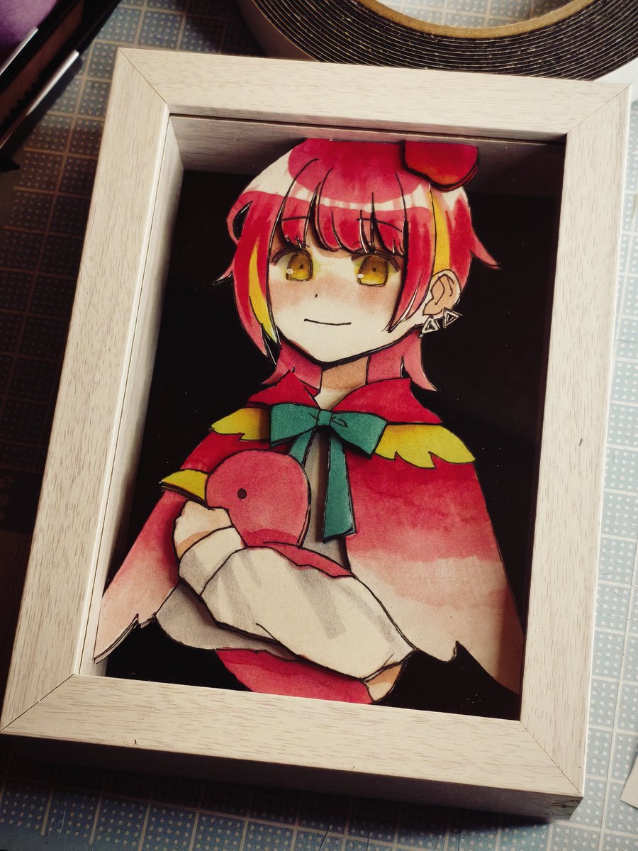 betty_sense's tweet photo. ちょい立体
#みんみんあ〜と https://t.co/Ip7RY0jbzs