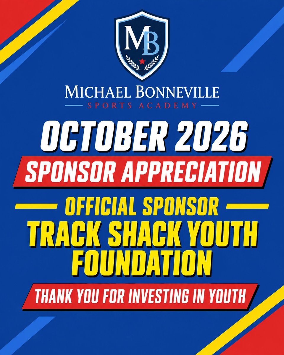 MBSportsAcademy's tweet photo. BIG DREAMS NEED A TEAM. π Thank you to the sponsors investing in MBSA athletes and opportunity this October. Together, we build champions on and off the field! ππ #MBSA #SponsorAppreciation https://t.co/4vaeQnOUyf