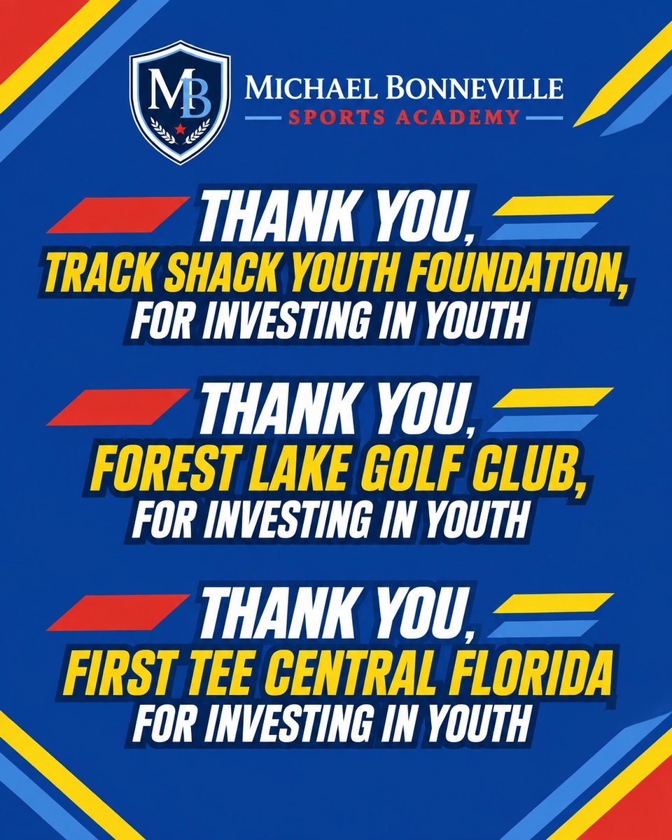 MBSportsAcademy's tweet photo. BIG DREAMS NEED A TEAM. π Thank you to the sponsors investing in MBSA athletes and opportunity this October. Together, we build champions on and off the field! ππ #MBSA #SponsorAppreciation https://t.co/4vaeQnOUyf
