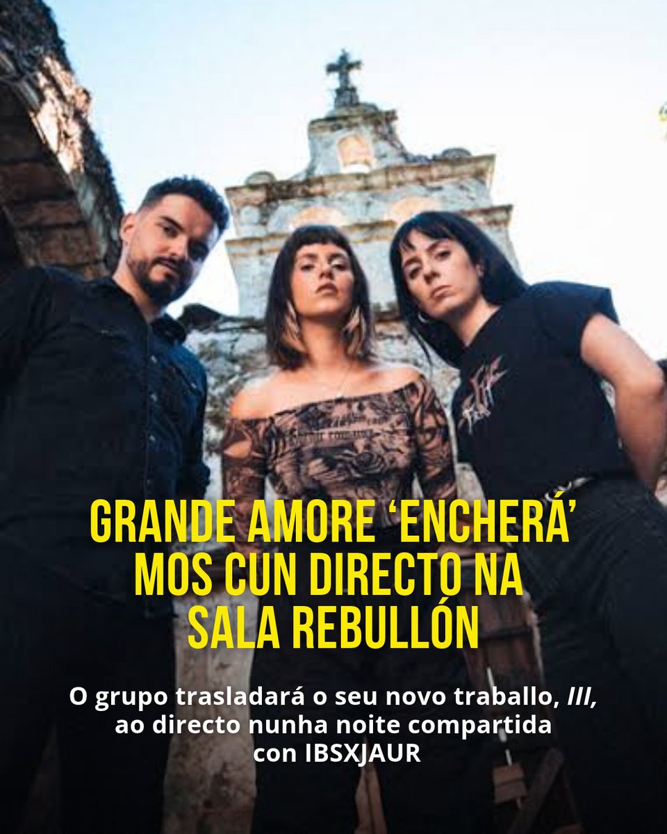 amovidavigo's tweet photo. 📅O concerto de Grande Amore na Sala Rebullón será este sábado, 10 de outubro.

👉https://t.co/mFWlaDWE2t https://t.co/szFb4YTOKh