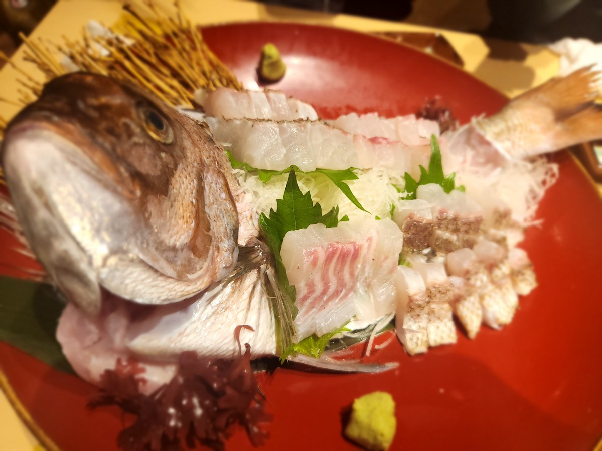Average_Virtual's tweet photo. オレビバメンバーで朝から釣り行ってきた！
なんやかんやで2匹釣れたり皆でご飯食べたりで楽しかったー！！！ https://t.co/dx1X2OwnKz
